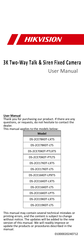 HIKVISION DS-2CE78K0T-LPTS User Manual