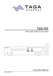 Taga Harmony TCD-70T Instruction Manual