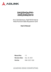 ADLINK Technology DAQe-2005 User Manual