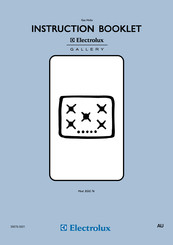 Electrolux EGG 76 Instruction Booklet