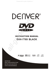 Denver DVH-7769 BLACK Instruction Manual