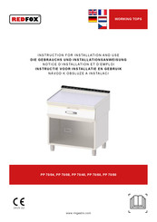 Redfox PP 70/08 Instructions For Installation And Use Manual