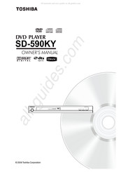 Toshiba SD-590KY Owner's Manual