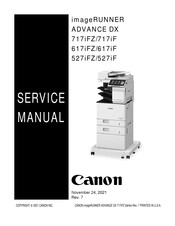 Canon imageRUNNER ADVANCE DX 527iF Service Manual