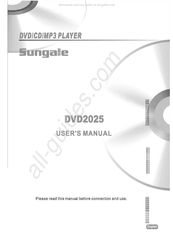 Sungale DVD-2025 User Manual