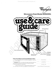 Whirlpool MW865OXL Use & Care Manual