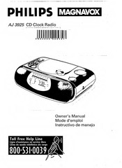 Philips Magnavox AJ 3925 Owner's Manual