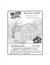 Reynolds Building Systems Best Barns Denver-R Assembly Book