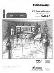 Panasonic DVD-A7 Operating Instructions Manual