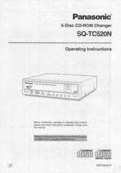 Panasonic SQ-TC520N Operating Instructions Manual