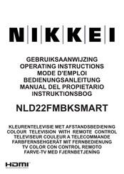 Nikkei NLD22FMBKSMART Operating Instructions Manual