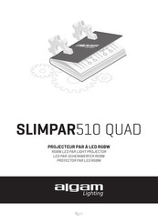 Algam Lighting SLIMPAR510 QUAD Manual