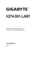 Gigabyte H274-S61-LAW1 User Manual