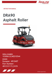 Dynapac REDLINE DRA90 Instruction Manual