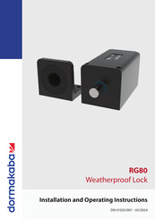 Dormakaba RG80 Installation And Operating Instructions Manual
