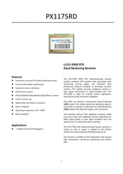 NavSpark PX1175RD Manual