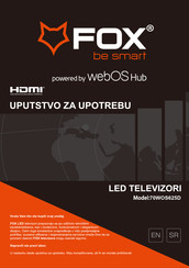 Fox 70WOS625D User Manual