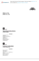 Indesit TAA 5 V 1 Operating Instructions Manual