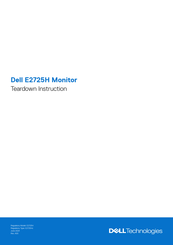 Dell E2725H Instructions Manual