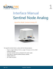 SignalFire Sentinel Node Analog Interface Manual