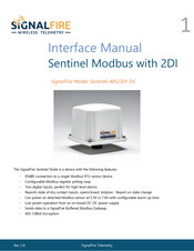 SignalFire Sentinel-485/2DI-DC Interface Manual