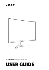 Acer ED273 User Manual