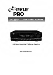 Pyle Pro pt260a Operating Manual
