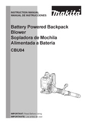 Makita CBU04Z Instruction Manual