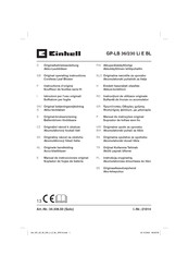 EINHELL GP-LB 36/230 Li E BL Original Operating Instructions