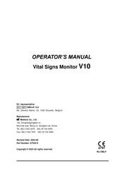 Mediana V10 Operator's Manual