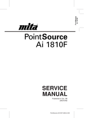 Mita PointSource Ai 1810F Service Manual