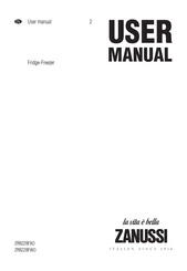Zanussi ZRB228FW0 User Manual