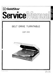 Goldstar GSP-308 Service Manual