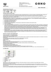 Orno OR-DC-633 Manual