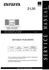 Aiwa Z-L30 Manual