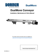 Columbus McKinnon DORNER DualMove Installation, Maintenance & Parts Manual