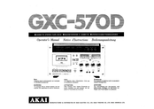 Akai GXC-570D Operator's Manual