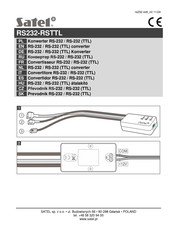 Satel RS232-RSTTL Quick Start Manual
