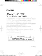 QNAP QSW-M2116P-2T2S Quick Installation Manual
