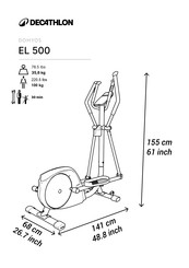 Decathlon DOMYOS EL 500 Manual