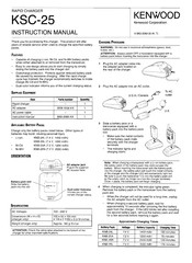 Kenwood KSC-25 Instruction Manual