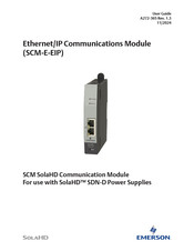Emerson SolaHD SCM-E-EIP User Manual