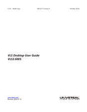Universal Laser Systems VLS3.60ES User Manual