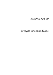 Acer AV15-53P Lifecycle Extension Manual