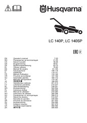 Husqvarna LC 140SP Operator's Manual