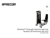 Precor Resolute RSL 623 Assembly Manual