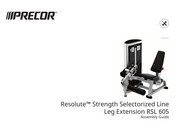 Precor Resolute RSL 605 Assembly Manual