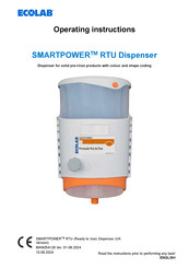 Ecolab SMARTPOWER Operating Instructions Manual