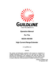 Guildline 6623A-450 Operation Manual