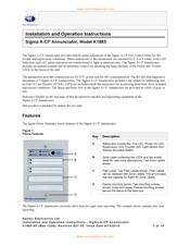 Kentec Electronics K1885 Installation And Operation Instruction Manual